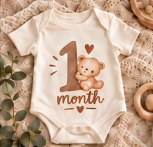 One Month Milestone Bodysuit